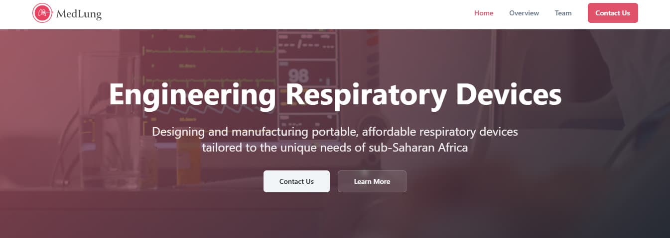 MedLung Website Development